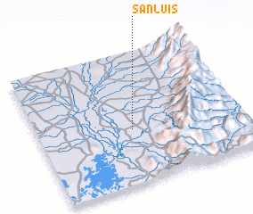 3d view of San Luis