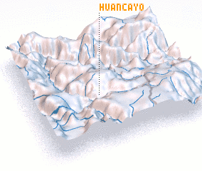 3d view of Huancayo