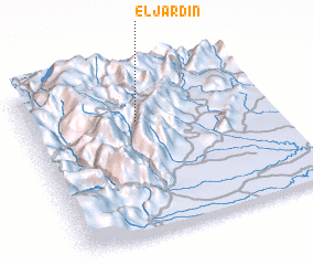 3d view of El Jardín