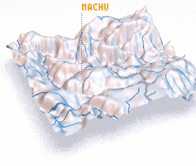 3d view of Machu
