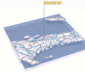 3d view of Bois Neuf