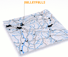 3d view of Valley Falls