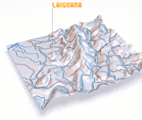 3d view of La Iguana