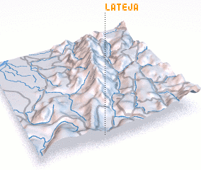 3d view of La Teja