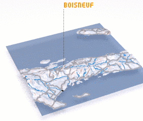 3d view of Bois-Neuf