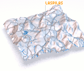 3d view of Las Pilas