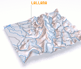 3d view of La Llana