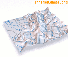 3d view of Santa Helena del Opón