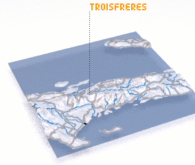 3d view of Trois Frères