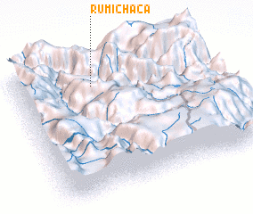 3d view of Rumichaca