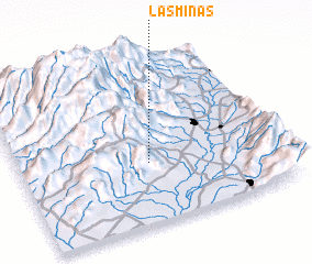 3d view of Las Minas