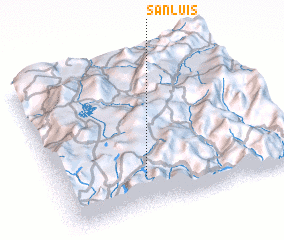 3d view of San Luis