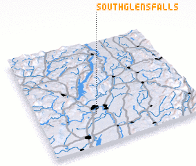 3d view of South Glens Falls