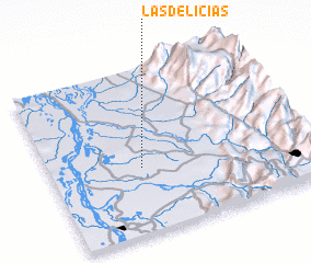 3d view of Las Delicias