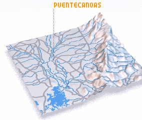 3d view of Puente Canoas