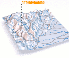 3d view of Antonio Nariño