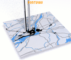 3d view of Pont-Viau