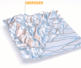 3d view of San Pedro