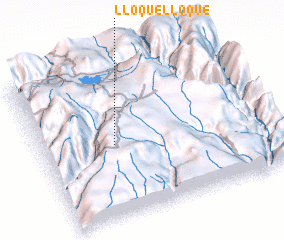 3d view of Lloque Lloque