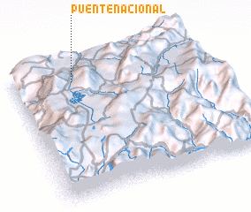 3d view of Puente Nacional