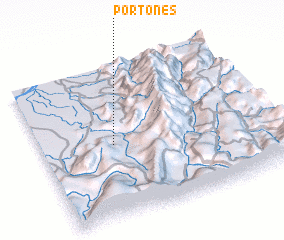 3d view of Portones