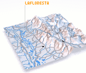 3d view of La Floresta