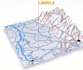 3d view of La Muela