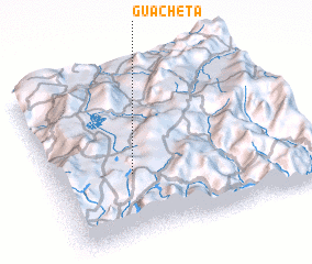 3d view of Guachetá