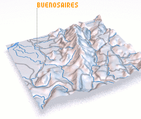 3d view of Buenos Aires