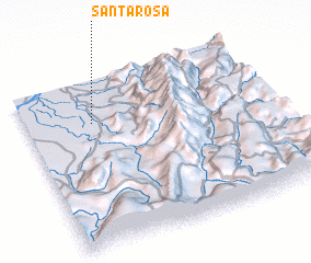 3d view of Santa Rosa