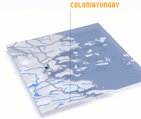 3d view of Colonia Yungay