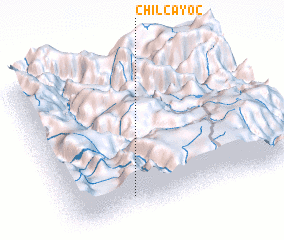3d view of Chilcayoc