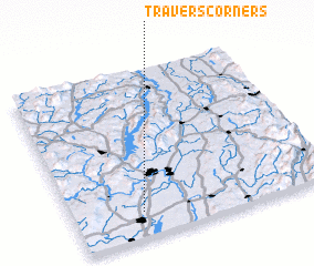 3d view of Travers Corners