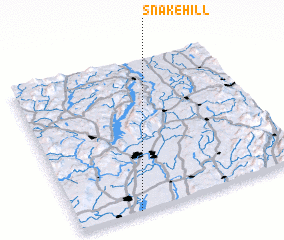 3d view of Snake Hill