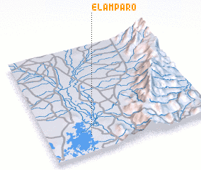 3d view of El Amparo