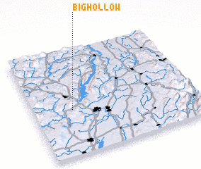 3d view of Big Hollow