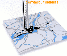 3d view of Châteauguay Heights