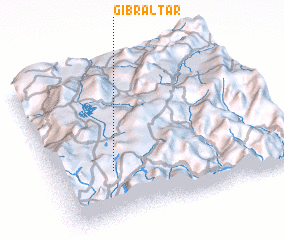 3d view of Gibraltar