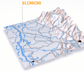 3d view of El Chocho
