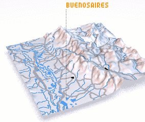 3d view of Buenos Aires