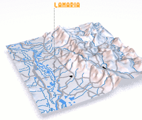 3d view of La María