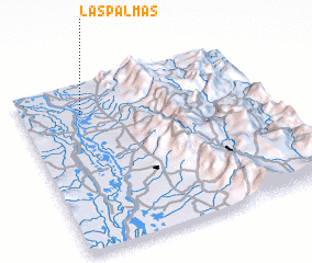 3d view of Las Palmas