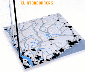 3d view of Clinton Corners