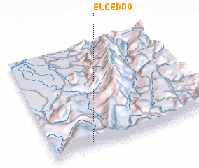 3d view of El Cedro