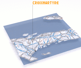 3d view of Croix Martyre