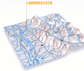 3d view of La Morrocoya