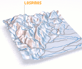 3d view of Los Pinos