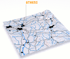 3d view of Athens