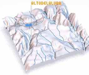 3d view of Alto de la Luna