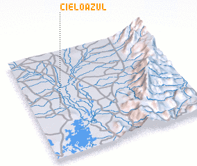 3d view of Cielo Azul